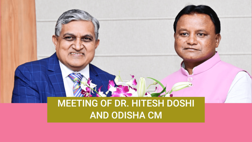 Dr. Hitesh Doshi, CMD of Waaree Energies, engages with Odisha Chief Minister Shri Mohan Charan Majhi