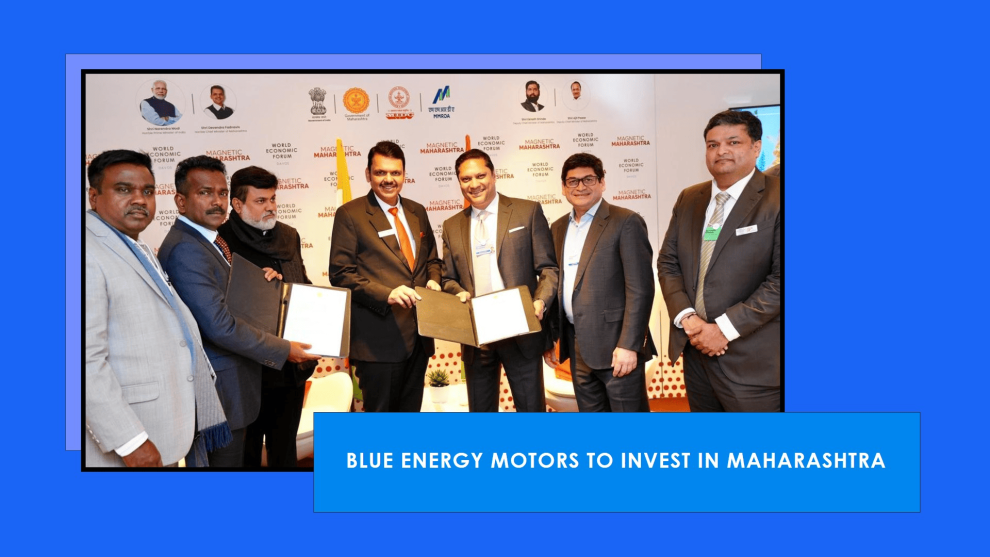 Blue Energy Motors to Invest Rs 3500 Crore in Maharashtra for EV Truck Manufacturing